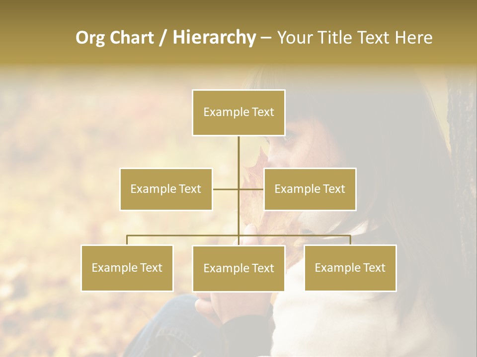 Women Autumn PowerPoint Template