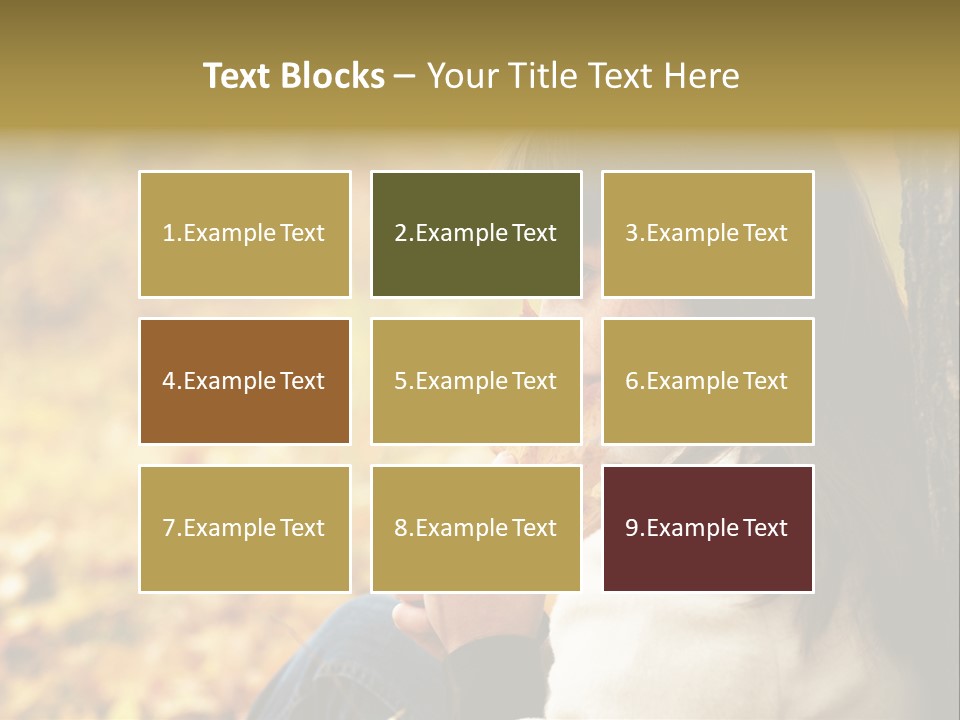 Women Autumn PowerPoint Template