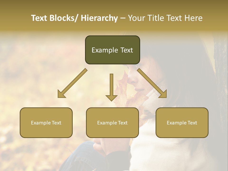 Women Autumn PowerPoint Template