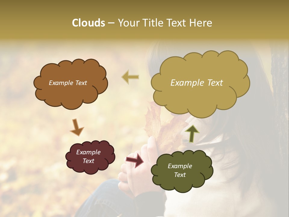 Women Autumn PowerPoint Template