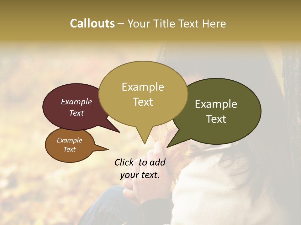 Women Autumn PowerPoint Template