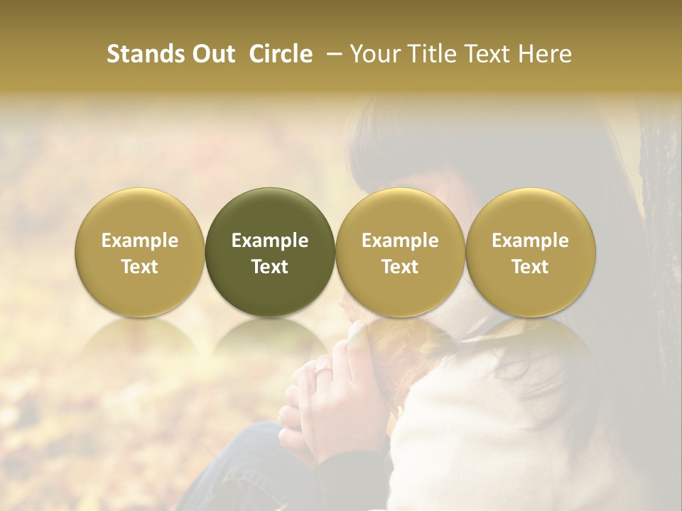 Women Autumn PowerPoint Template
