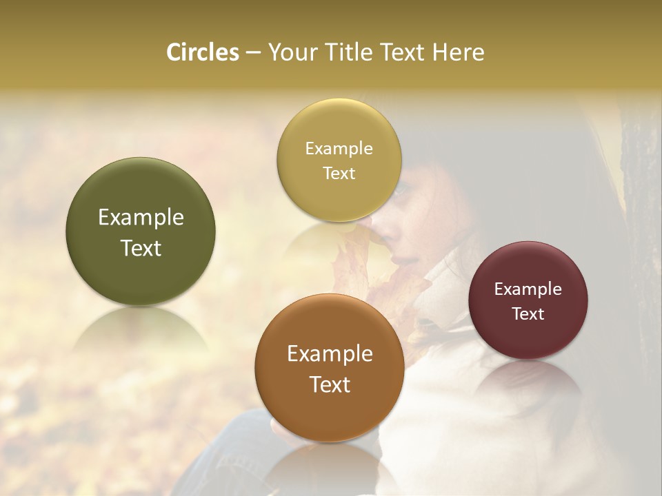 Women Autumn PowerPoint Template