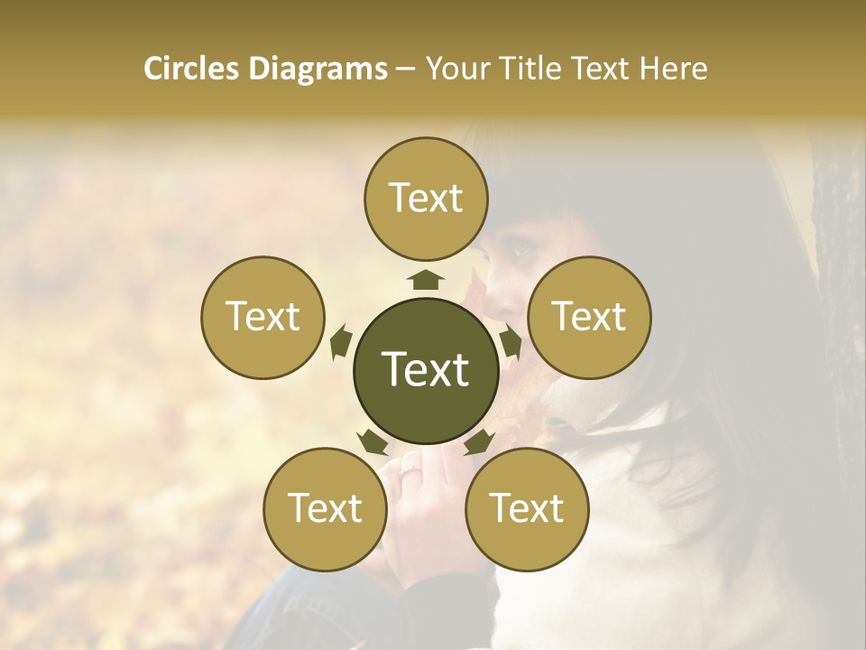 Women Autumn PowerPoint Template