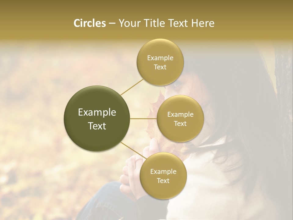 Women Autumn PowerPoint Template