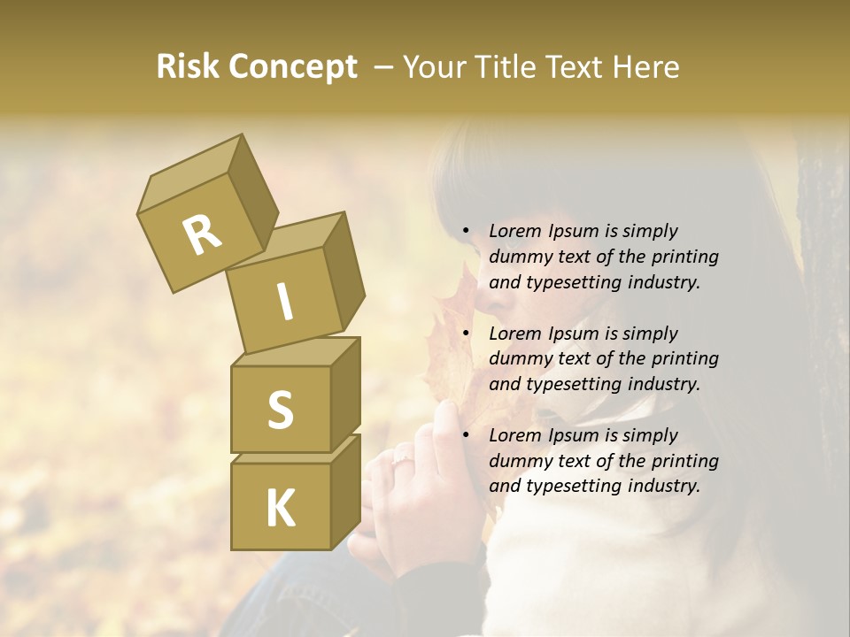 Women Autumn PowerPoint Template