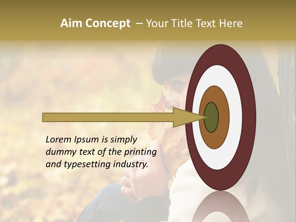Women Autumn PowerPoint Template