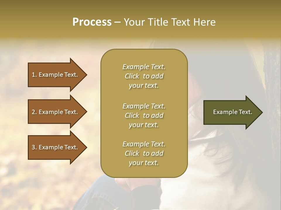 Women Autumn PowerPoint Template