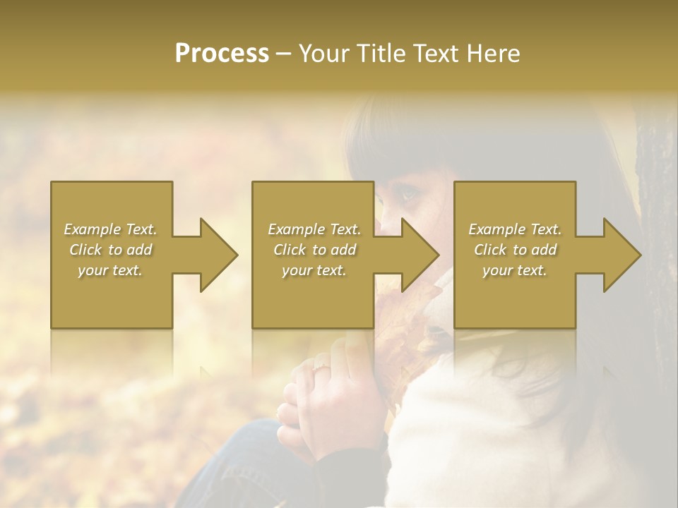 Women Autumn PowerPoint Template