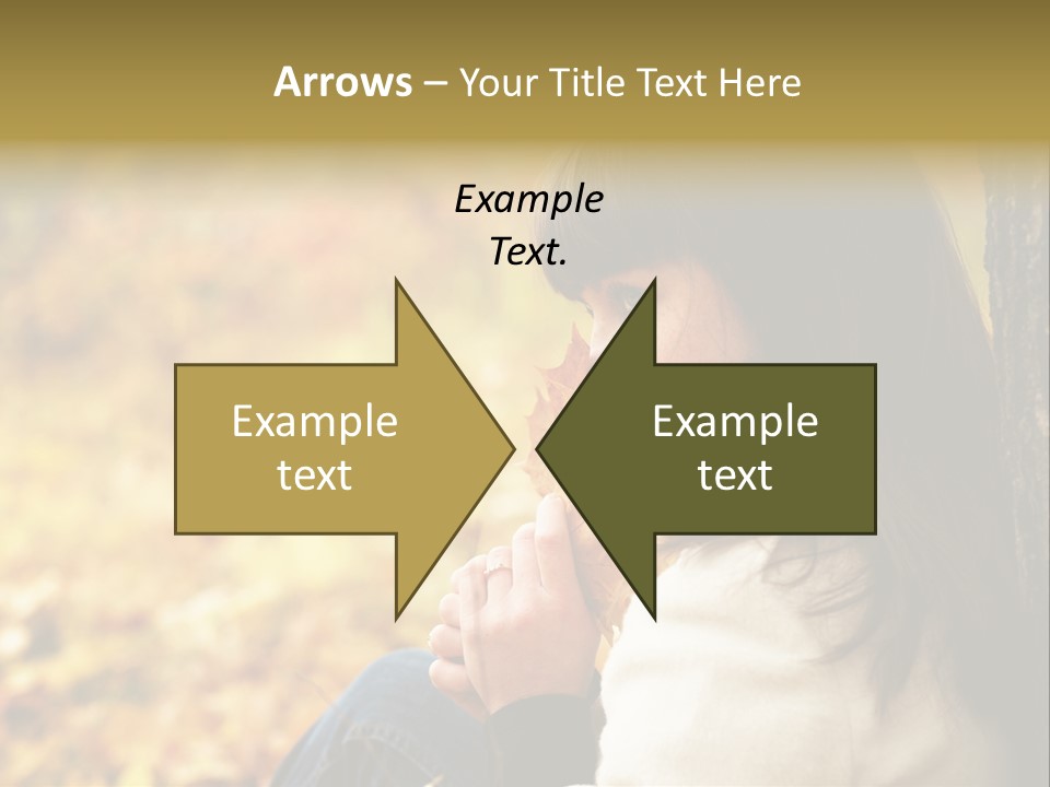 Women Autumn PowerPoint Template