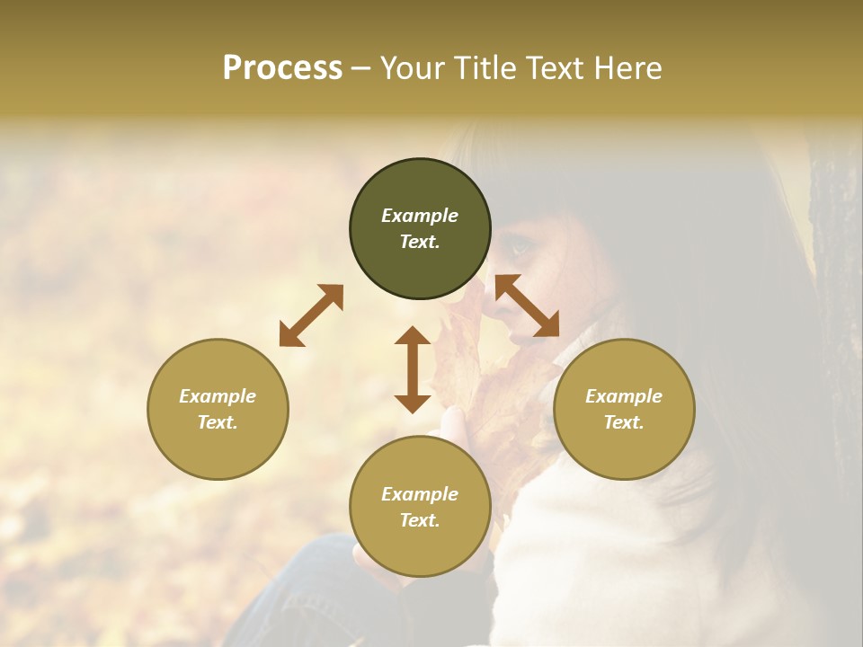 Women Autumn PowerPoint Template