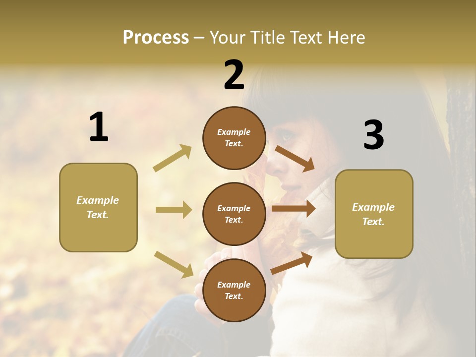 Women Autumn PowerPoint Template