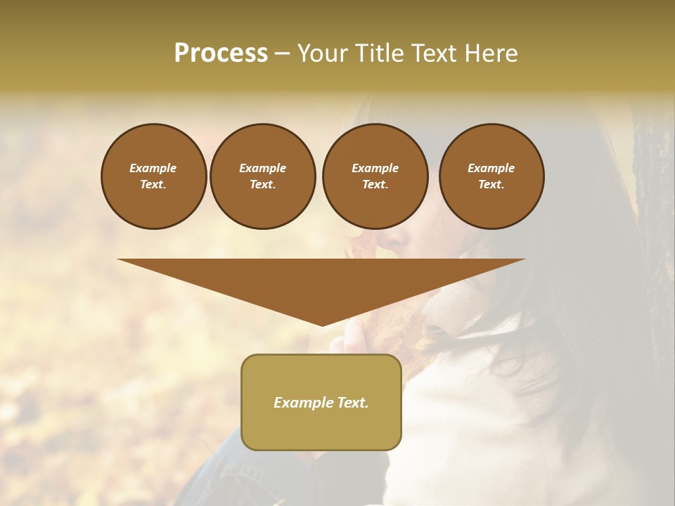Women Autumn PowerPoint Template