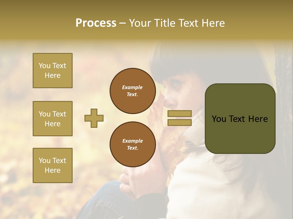 Women Autumn PowerPoint Template