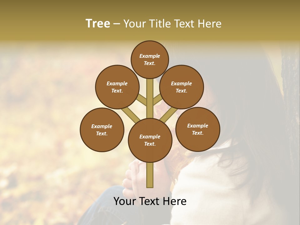 Women Autumn PowerPoint Template