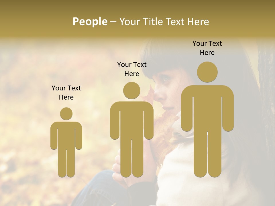 Women Autumn PowerPoint Template