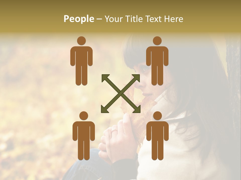 Women Autumn PowerPoint Template