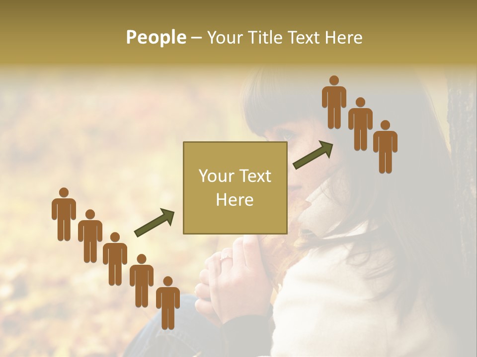 Women Autumn PowerPoint Template