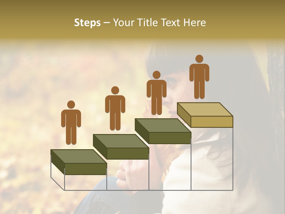 Women Autumn PowerPoint Template