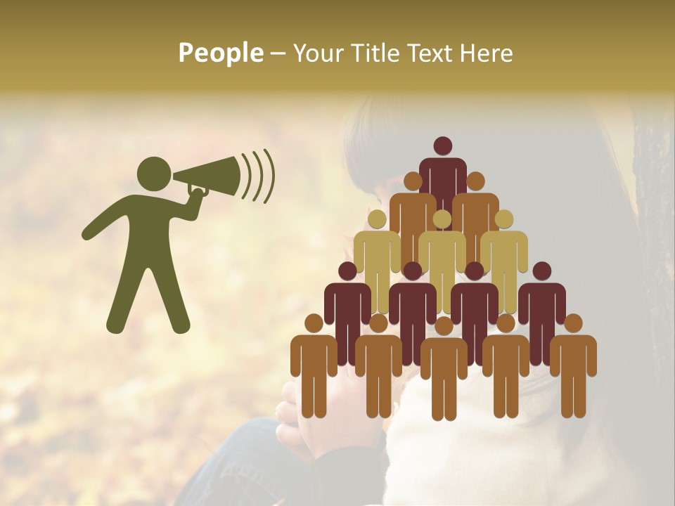 Women Autumn PowerPoint Template