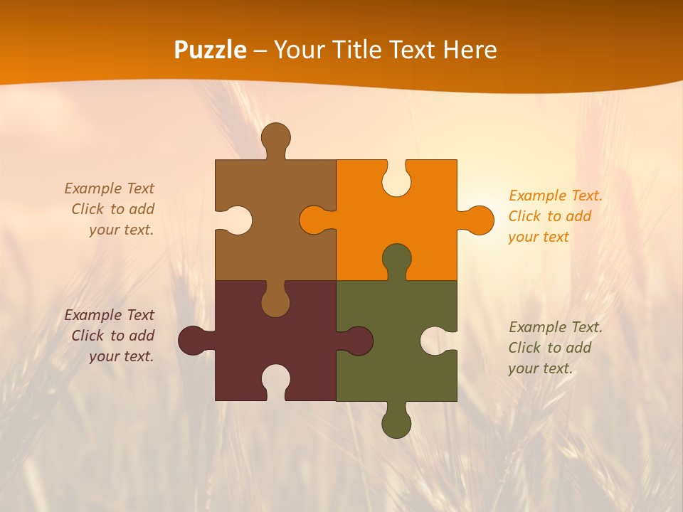 Wheat Fields PowerPoint Template