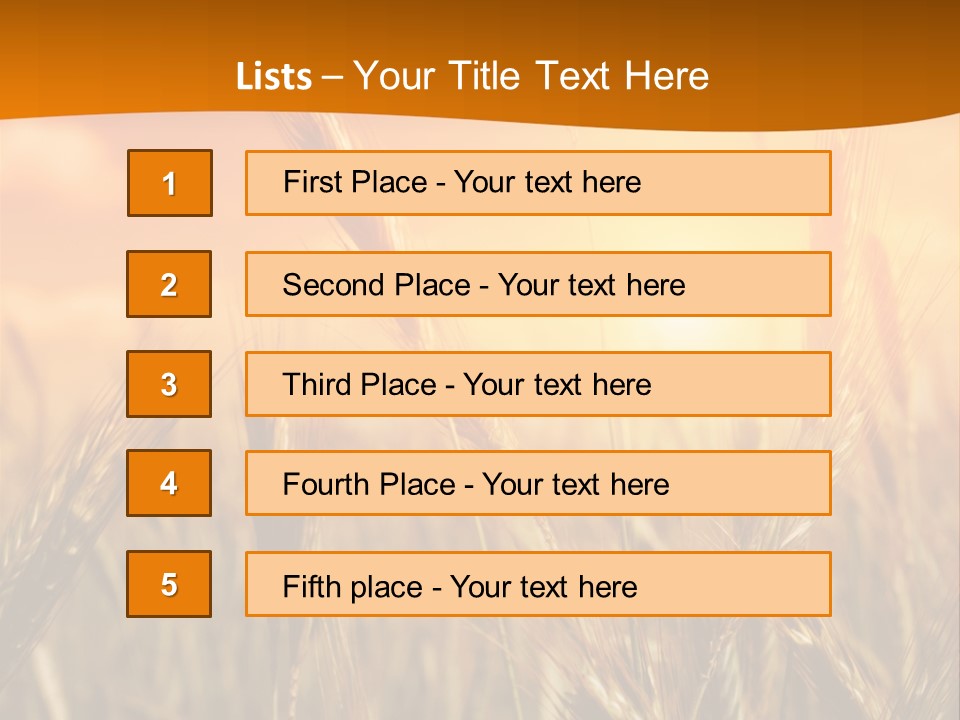 Wheat Fields PowerPoint Template