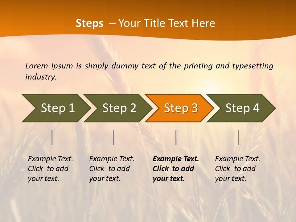 Wheat Fields PowerPoint Template