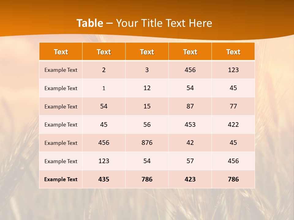 Wheat Fields PowerPoint Template