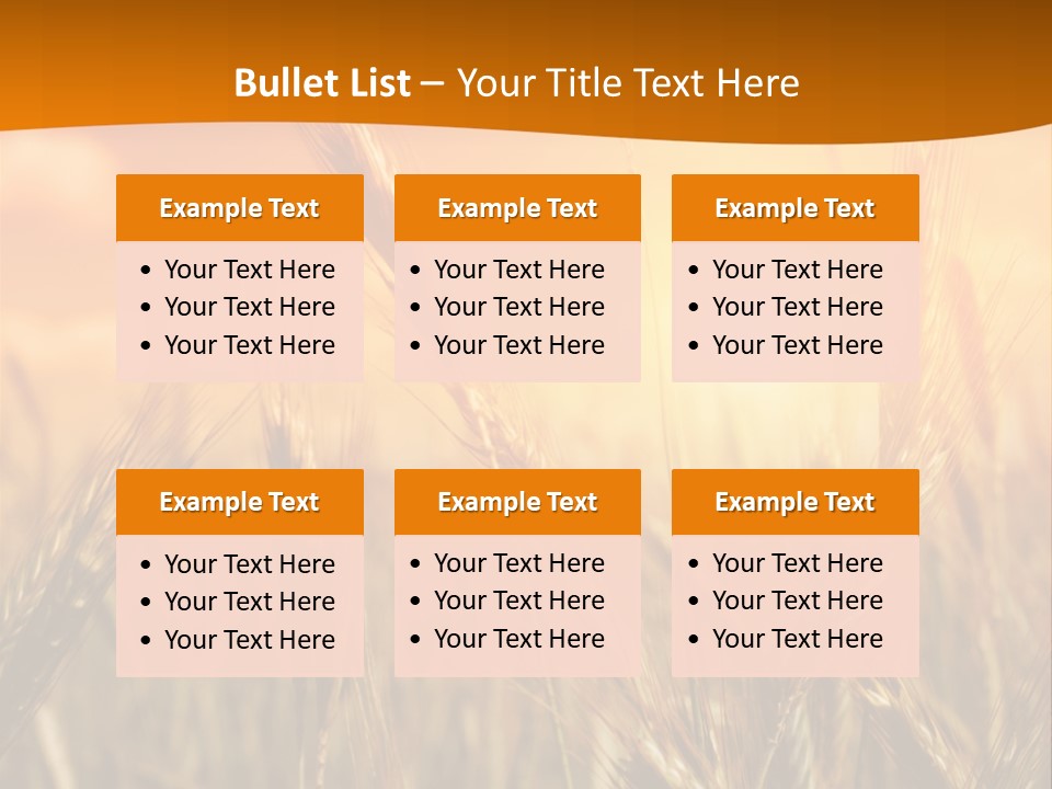 Wheat Fields PowerPoint Template