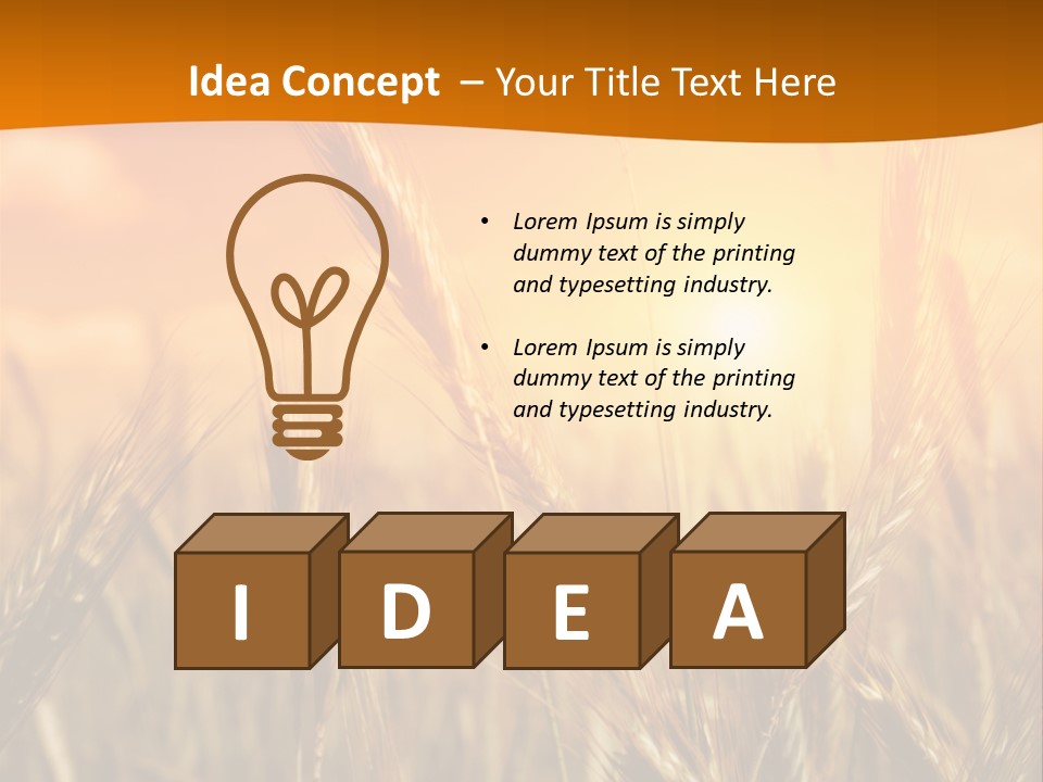 Wheat Fields PowerPoint Template