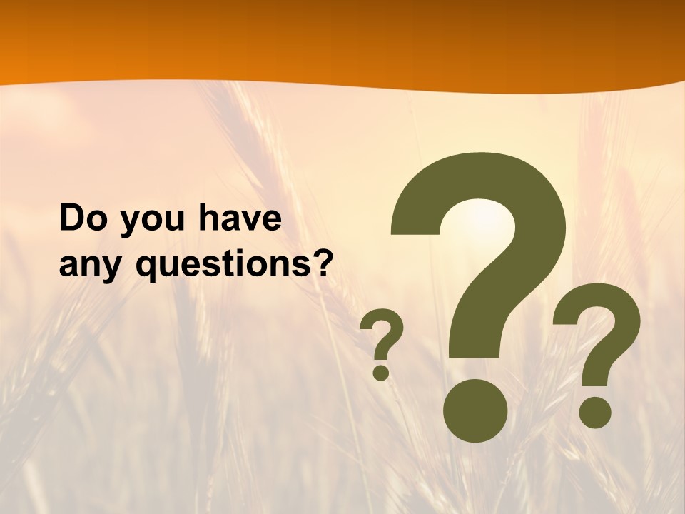 Wheat Fields PowerPoint Template