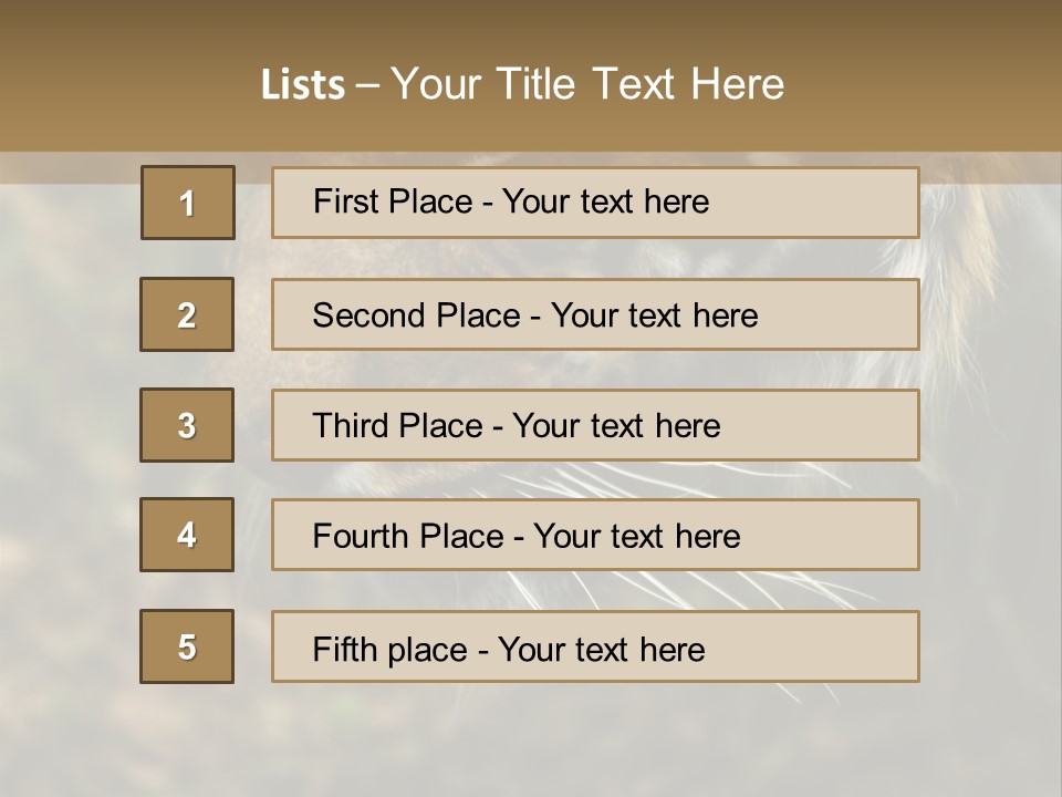 Head Approaching Resting PowerPoint Template