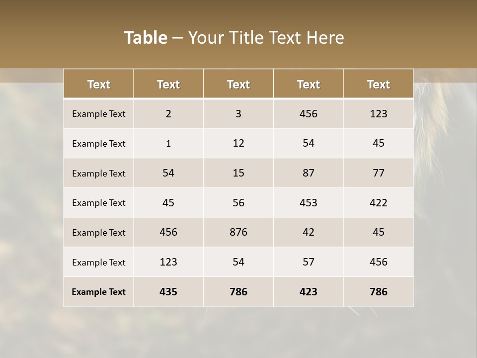 Head Approaching Resting PowerPoint Template