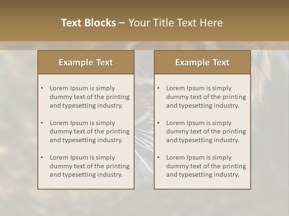 Head Approaching Resting PowerPoint Template