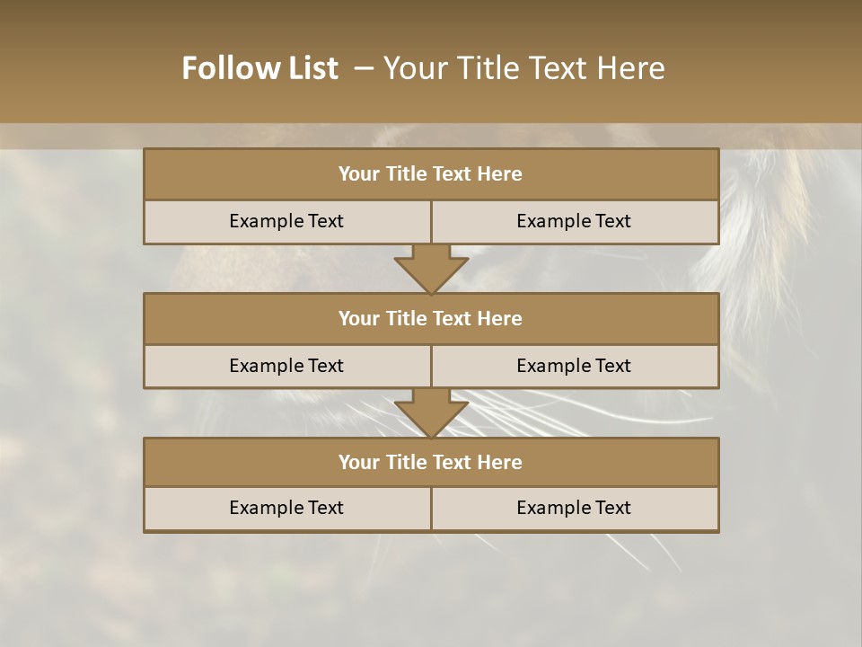 Head Approaching Resting PowerPoint Template