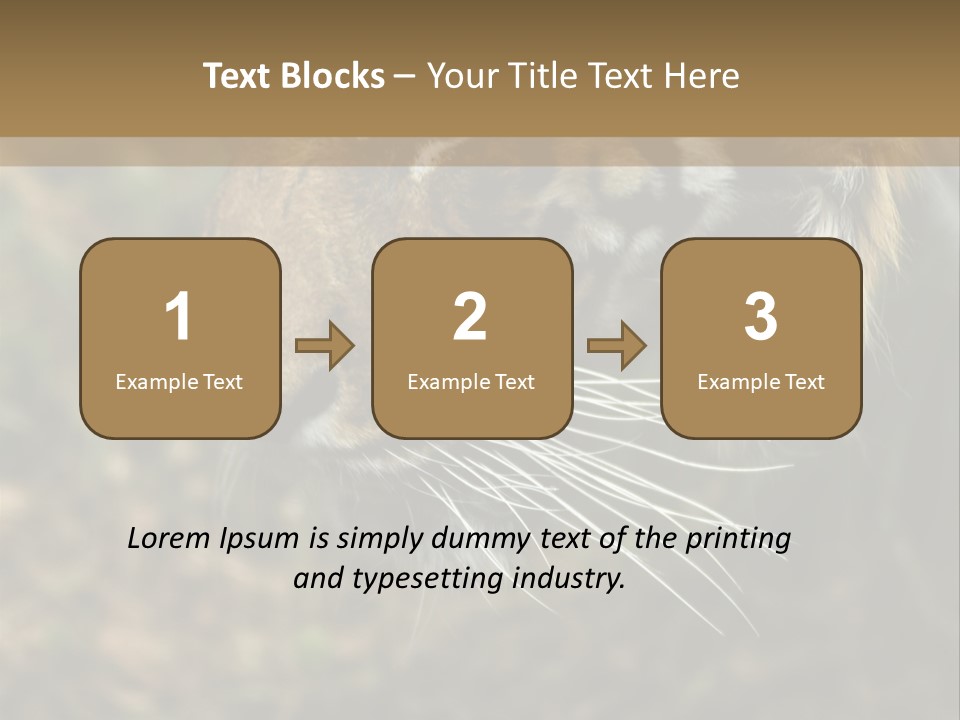 Head Approaching Resting PowerPoint Template