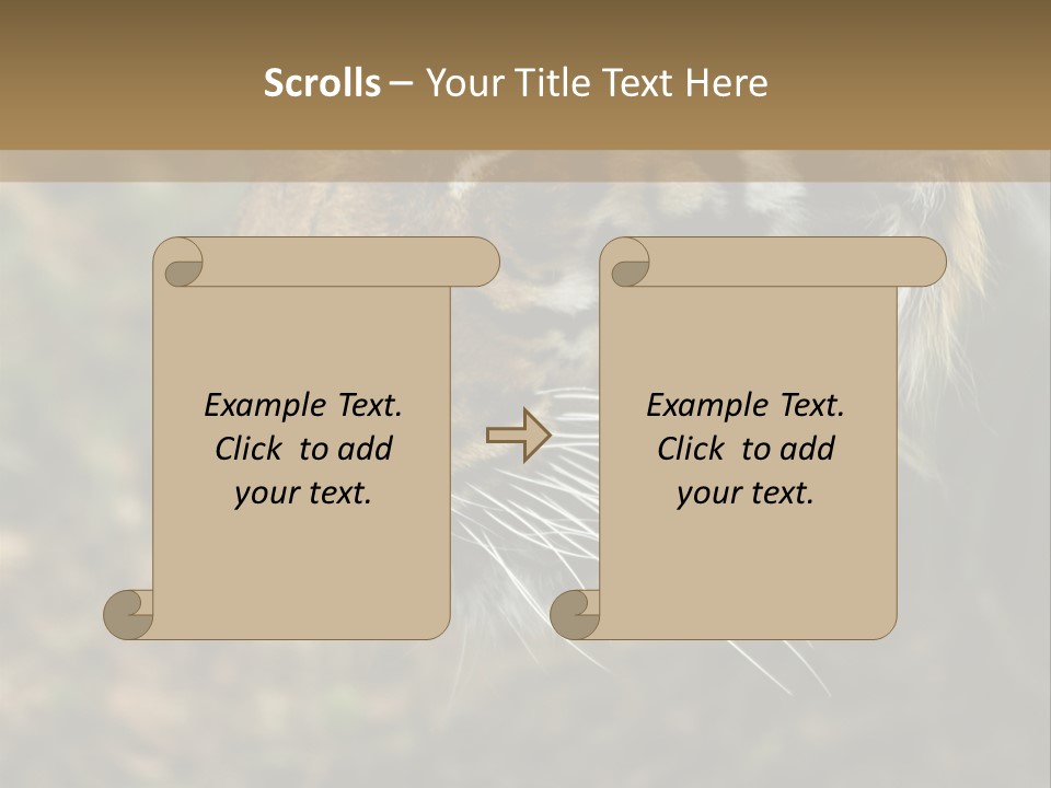 Head Approaching Resting PowerPoint Template