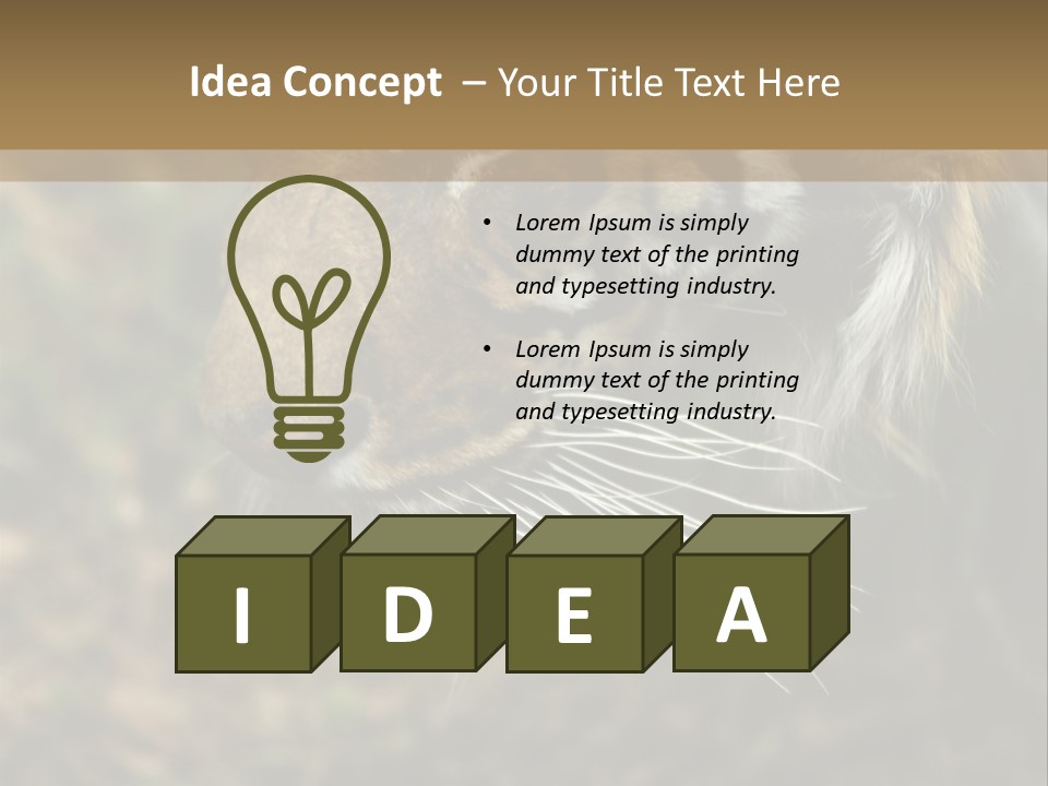 Head Approaching Resting PowerPoint Template