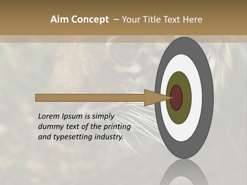 Head Approaching Resting PowerPoint Template