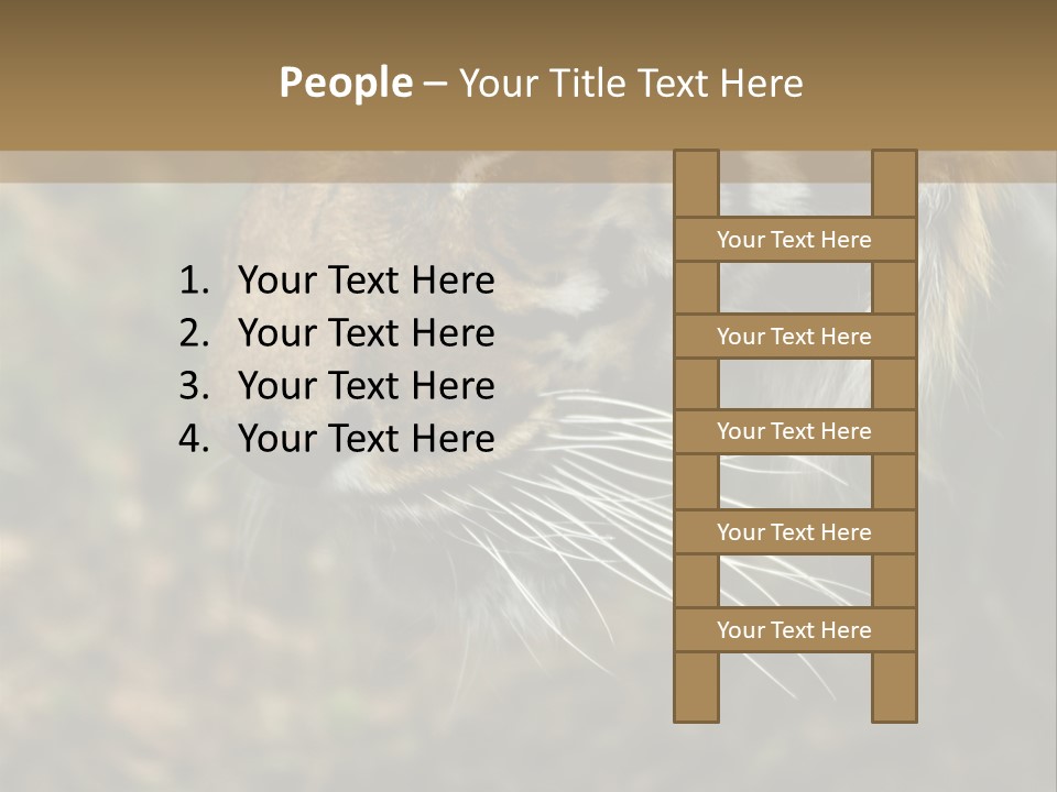 Head Approaching Resting PowerPoint Template