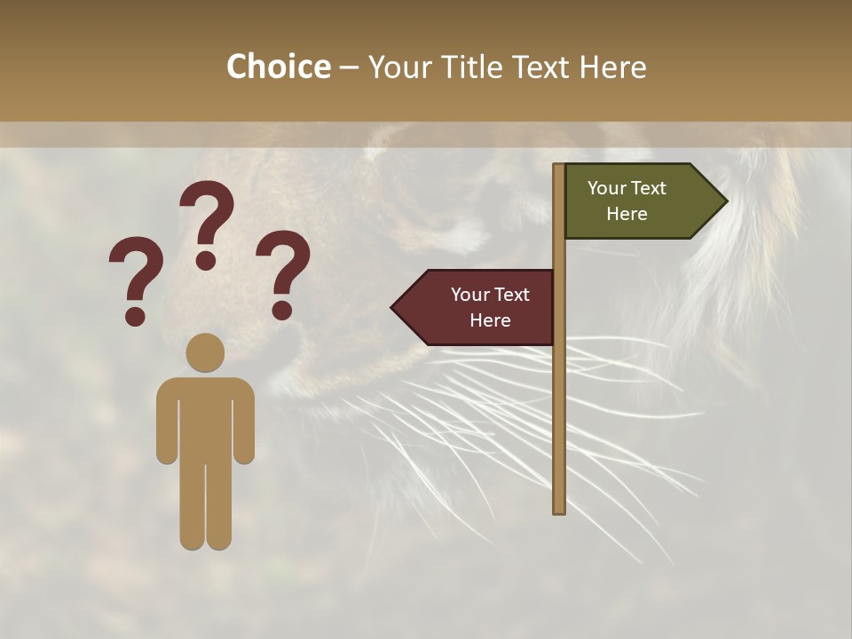 Head Approaching Resting PowerPoint Template