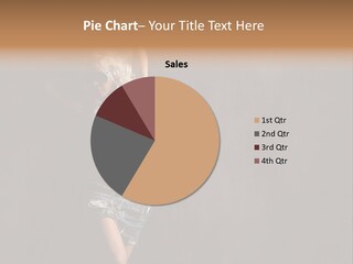 Black Blond Posing PowerPoint Template