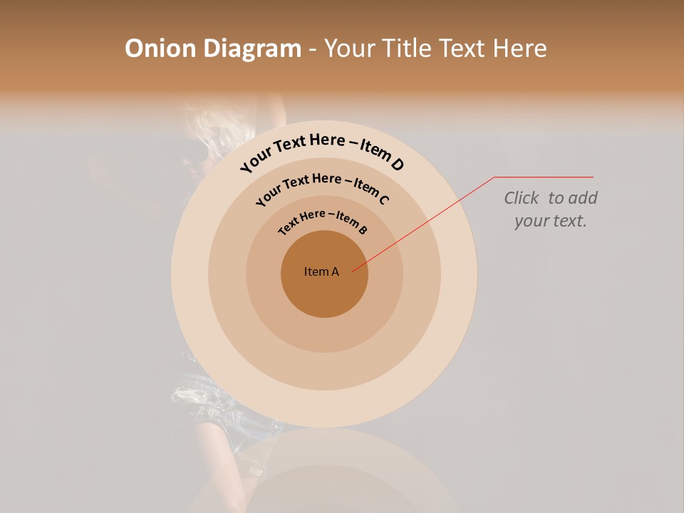 Black Blond Posing PowerPoint Template