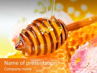 Honey And Health PowerPoint Template