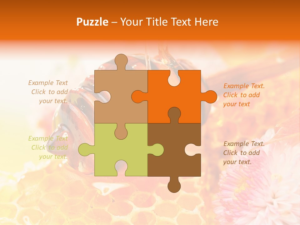 Honey And Health PowerPoint Template