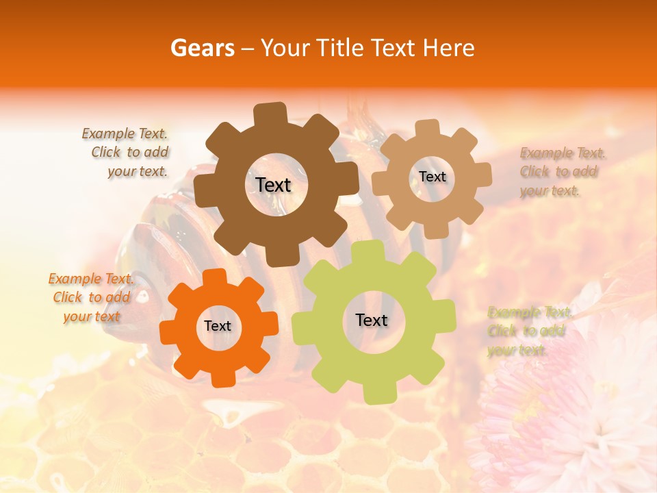 Honey And Health PowerPoint Template