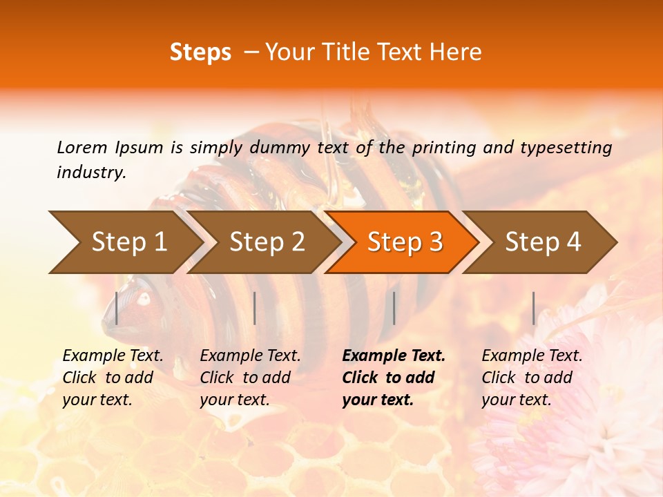 Honey And Health PowerPoint Template