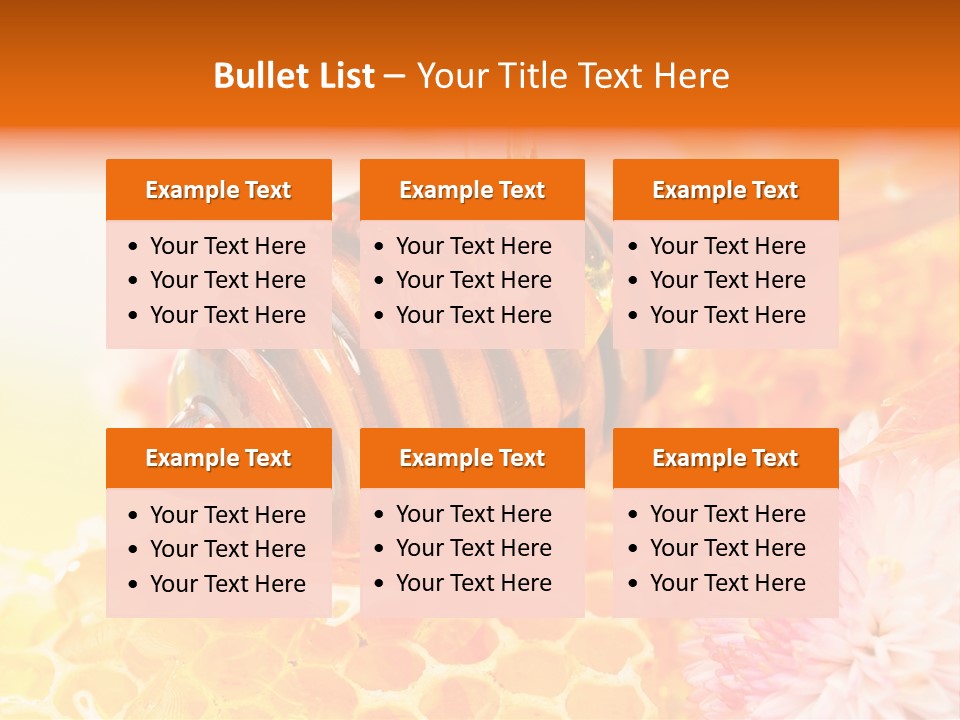 Honey And Health PowerPoint Template
