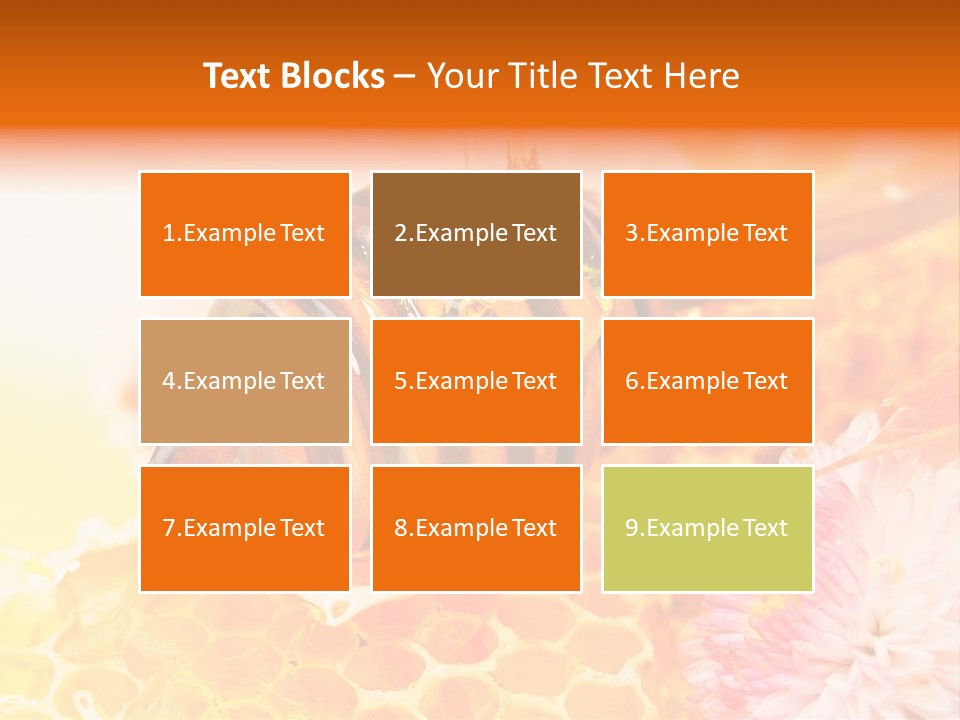 Honey And Health PowerPoint Template