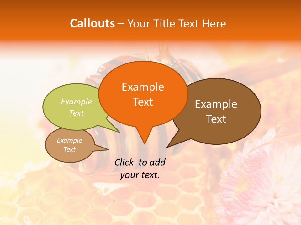 Honey And Health PowerPoint Template
